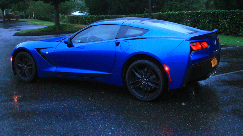Illustration for article titled The 2014 Corvette Stingray Is Amazing Even In The Rain